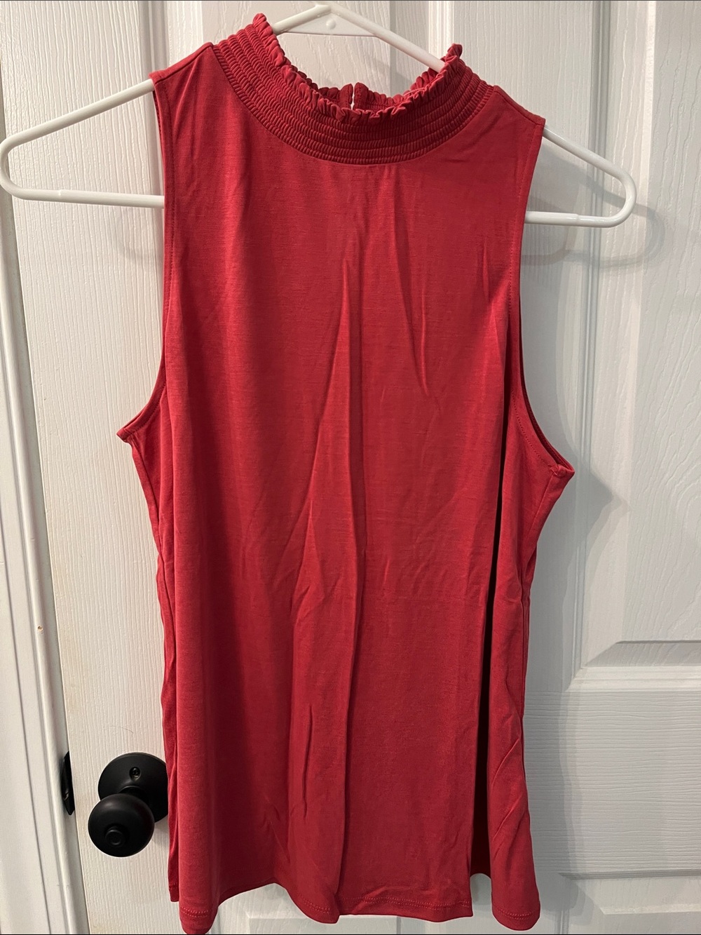 Loft Sleeveless Mock Neck Tank Top